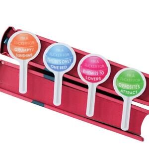 LitJoy Sucker for Book Trope Stickers - February 2025 To Bee Read Box